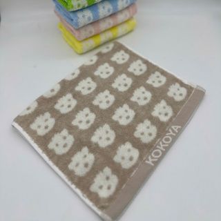 Khăn mặt trẻ em cao cấp Kokoya, hình gấu, 100% cotton chọn lọc