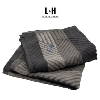 Set 5 Khăn lau tay MJ Xương Cá, nhiều màu, kt 30x30cm