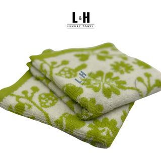 Set 5 Khăn lau tay MJ Xương Cá, nhiều màu, kt 30x30cm
