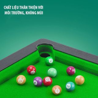 Nubie Đồ Chơi Bàn Bia Mini Đầy Đủ Phụ Kiện Cho Bé Bằng Nhựa Bi Có Số Cao Cấp -Đồ Chơi Cho Bé