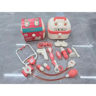 Bộ đồ chơi nhập vai bác sĩ, Đồ chơi cho bé trai, bé gái đủ chi tiết có hộp đựng chất liệu an toàn