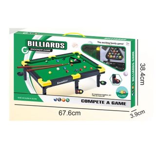 Nubie Đồ Chơi Bàn Bia Mini Đầy Đủ Phụ Kiện Cho Bé Bằng Nhựa Bi Có Số Cao Cấp -Đồ Chơi Cho Bé