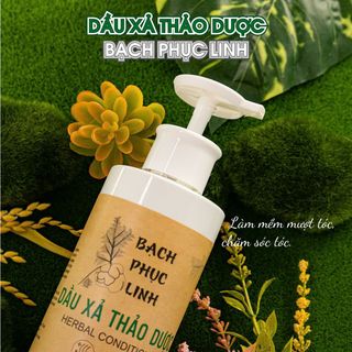🌿 Dầu Xả Thảo Dược Bạch Phục Linh 500ml – Chăm Sóc Tóc Mềm Mượt & Dễ Chải