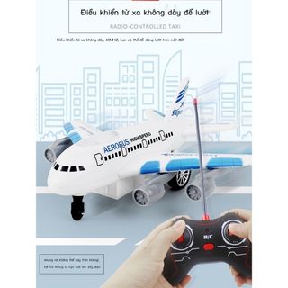 Nubie Đồ Chơi Máy Bay Điều Khiển Chạy Dưới Đất Có Đèn Và Nhạc Cho Bé, Trực Thăng Điều Khiển Mini