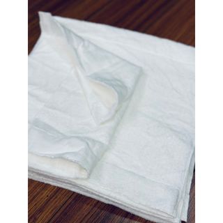 Khăn Mặt Vuông Trắng MJ 34x34cm_40g, Cotton 100%, Thấm Hút Nước