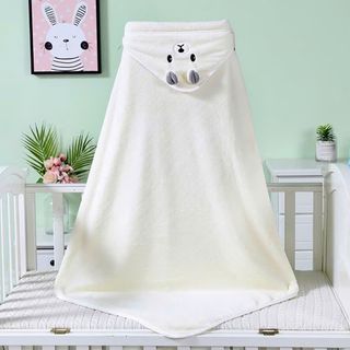 Khăn Ủ Choàng Tắm Lông Cừu Cho Bé, Nhiều Màu, Mềm Mịn, Thấm Hút Nước Tốt