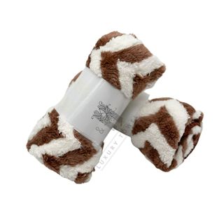 Khăn gội lông cừu zích zắc, kt 35x75cm