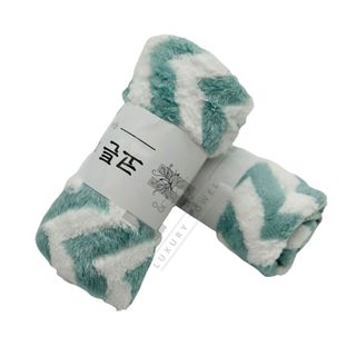Khăn gội lông cừu zích zắc, kt 35x75cm
