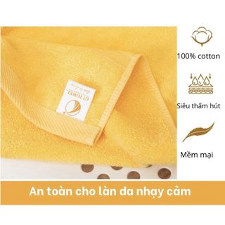 Khăn Mặt Cotton Cao Cấp Mềm Mại, Thấm Hút Tốt KT 30x50cm