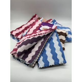 Kẹp 5c Khăn lau bếp, lau dọn, lau bàn, lông cừu siêu mềm, sóng to, 30x30cm