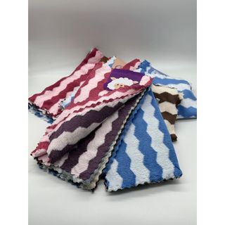 Kẹp 5c Khăn lau bếp, lau dọn, lau bàn, lông cừu siêu mềm, sóng to, 30x30cm
