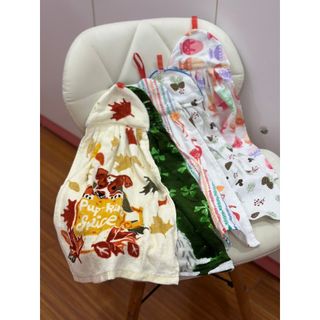 Lau tay treo bếp MJ, chất cotton siêu thấm hút, nhiều màu sắc đẹp