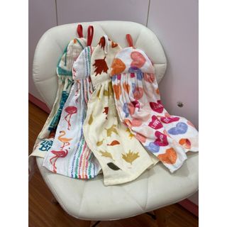 Lau tay treo bếp MJ, chất cotton siêu thấm hút, nhiều màu sắc đẹp