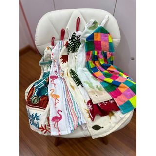 Lau tay treo bếp MJ, chất cotton siêu thấm hút, nhiều màu sắc đẹp