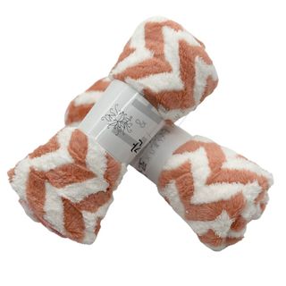 Khăn mặt lông cừu, Zích zắc, kt 30x50cm