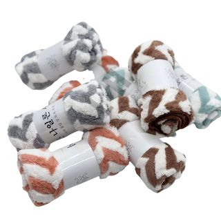 Khăn mặt lông cừu, Zích zắc, kt 30x50cm