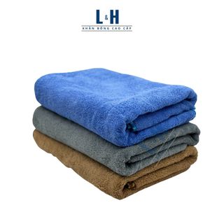 Khăn tắm xuất dư viền bo tròn, kt 60x120cm, Nặng 300g