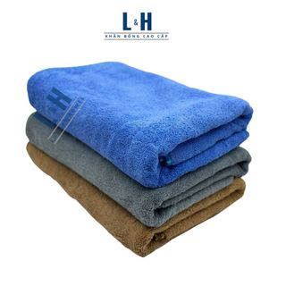 Khăn tắm xuất dư viền bo tròn, kt 60x120cm, Nặng 300g