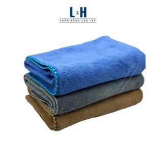 Khăn tắm xuất dư viền bo tròn, kt 60x120cm, Nặng 300g