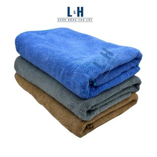 Khăn tắm xuất dư viền bo tròn, kt 60x120cm, Nặng 300g