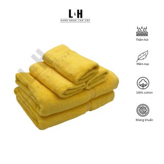 Bộ Khăn Tắm Size Lớn (MS1) Gồm 2 Khăn Tắm Dày 70x140cm và 3 Khăn Mặt