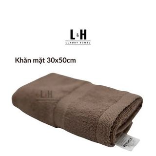 Khăn mặt cotton cao cấp Kokoya, kt 30x50cm, thấm hút nước tốt, không bám bông