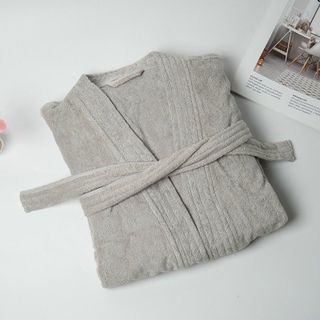 Áo Choàng Tắm Khách Sạn, Áo Choàng Ngủ Cotton MJ Cao Cấp Tiêu Chuẩn 5 Sao Mềm Mịn, Dày Dặn