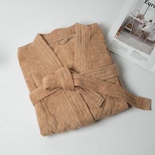 Áo choàng tắm khách sạn, Áo choàng ngủ Cotton MJ Cao cấp tiêu chuẩn 5 sao Mềm mịn, Dày dặn