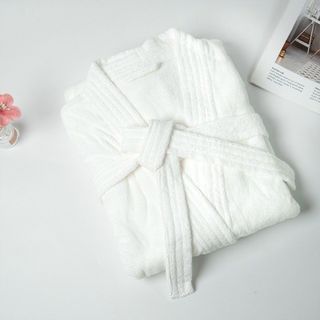 Áo choàng tắm khách sạn, Áo choàng ngủ Cotton MJ Cao cấp tiêu chuẩn 5 sao Mềm mịn, Dày dặn