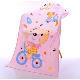 Khăn tắm cho bé, KT 60 * 120cm, siêu mềm