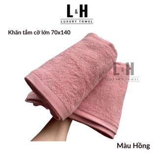 Khăn Tắm Xuất Nhật Cỡ Lớn 70x140cm_320g, Nhiều Màu 100 % Cotton, Thấm Hút, Mềm Mại
