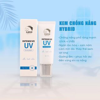 Kem Chống Nắng SHO Hỗ Trợ Bảo Vệ Da Khỏi Tia UV Giữ Da Sáng Mịn Mỗi Ngày