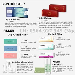 TUYỂN ĐẠI LÝ PHÂN PHỐI - CTV VỀ MẶT HÀNG FILLER-MESO-TAN MỠ HÃNG ARIBELL