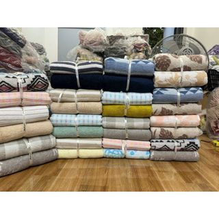 Khăn tắm cotton xuất dư MJ siêu dày 70x140cm, 380g