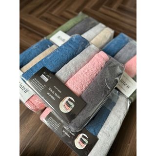 Set 4 khăn tắm gội xuất hàn 40x80cm, 210g, dày dặn, thấm hút tốt