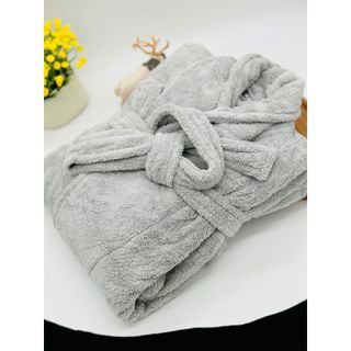 Áo Choàng Tắm Khách Sạn, Áo Choàng Ngủ Bông Lông Cừu Chuẩn 5 Sao Cao Cấp Mềm Mịn, Dày Dặn