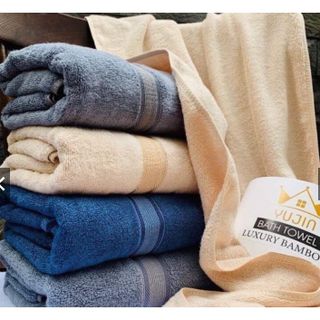 Khăn Tắm Sợi Tre Cao Cấp, Sang Trọng, Dày Dặn, Mềm Mại Thấm Hút tốt, KT 60x120cm