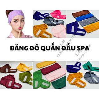 Băng Đô Quấn Đầu SPA Chất Microfiber