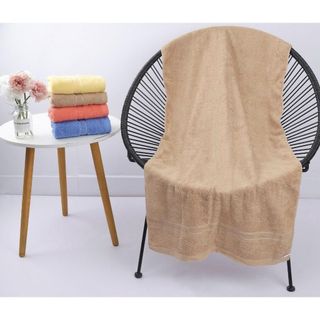 Khăn tắm SET 70x140cm với sợi bông cotton dày thấm hút tốt, không đổ lông, không ra màu
