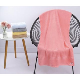 Khăn tắm SET 70x140cm với sợi bông cotton dày thấm hút tốt, không đổ lông, không ra màu