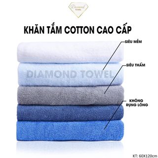 Khăn Tắm 70x140cm Với Sợi Bông Cotton Dày Thấm Hút Tốt, Không Đổ Lông, Không Ra Màu
