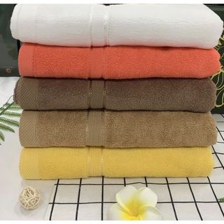 Khăn Tắm 70x140cm Với Sợi Bông Cotton Dày Thấm Hút Tốt, Không Đổ Lông, Không Ra Màu