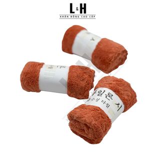 Khăn Mặt Lông Cừu Kẻ Viền To, KT 30x50cm