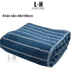 Khăn tắm hoa văn MJ xuất nhật, KT 60x120cm, Nặng 260g