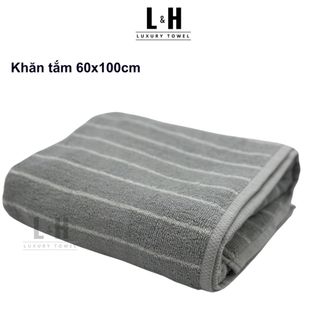 Khăn tắm hoa văn MJ xuất nhật, KT 60x120cm, Nặng 260g