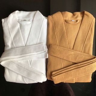 Áo Choàng Tắm Tổ Ong 100% Cotton Thấm Hút