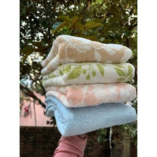 Khăn tắm hoa văn MJ xuất nhật, KT 70x140, nặng 400g