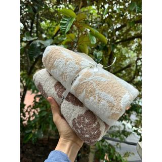 Khăn tắm hoa văn MJ xuất nhật, KT 70x140, nặng 400g