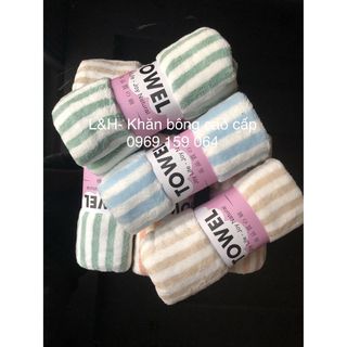 Khăn gội lông cừu cao cấp, sóng to, kt 35x75cm