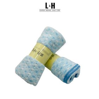 Khăn tắm lông cừu cao cấp, Hoa trám nhỏ, KT 50x100cm
